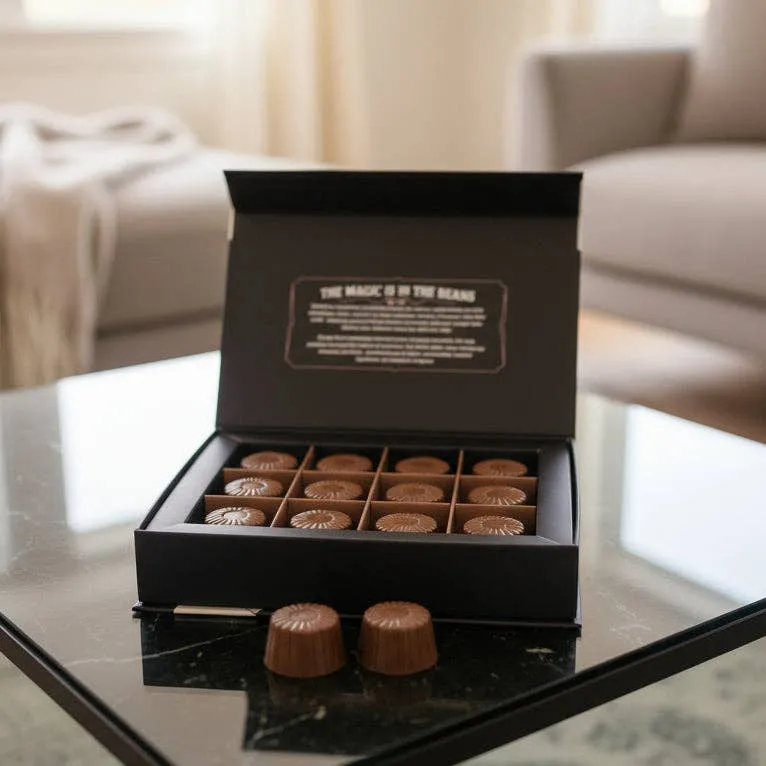 Rawmio 70% Dark Chocolate Bonbons, 12 Bonbons
