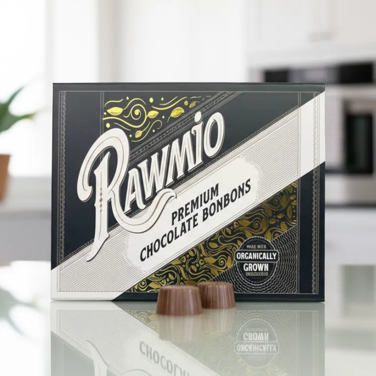 Rawmio 70% Dark Chocolate Bonbons, 12 Bonbons