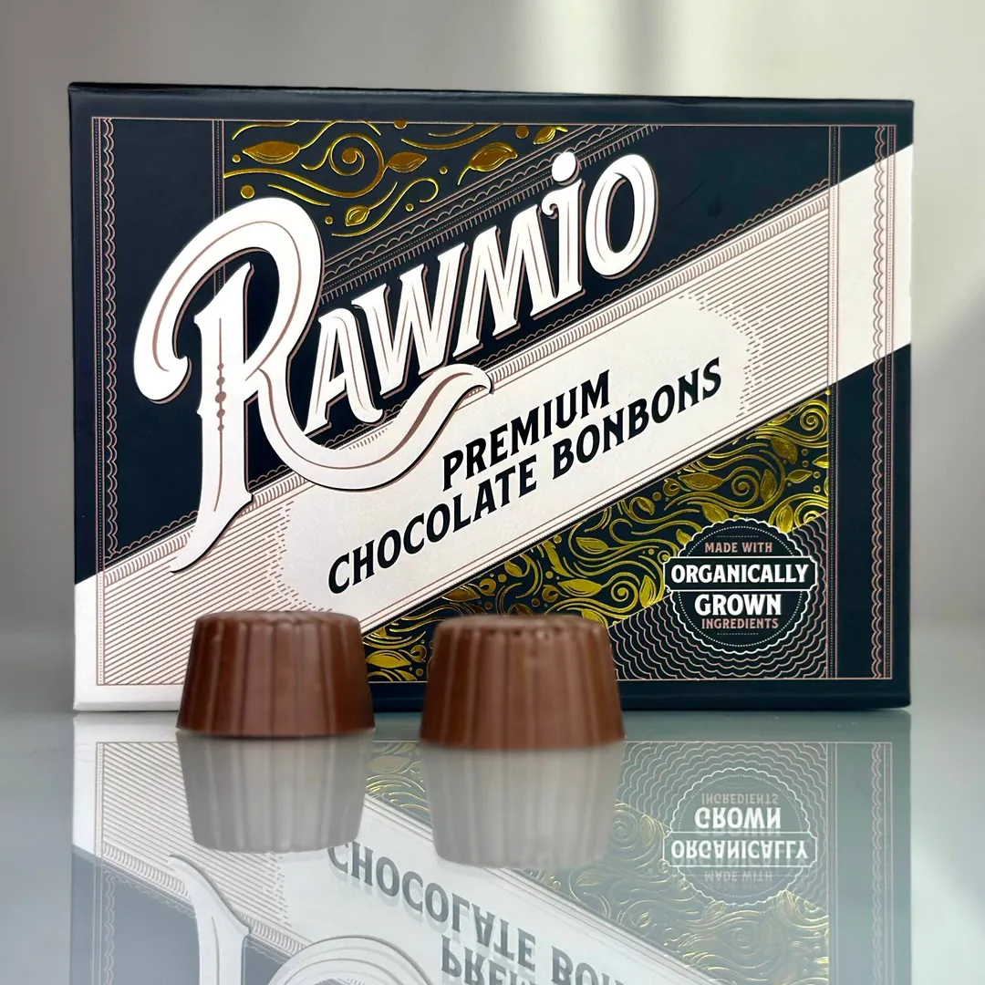 Rawmio 70% Dark Chocolate Bonbons, 6 Bonbons