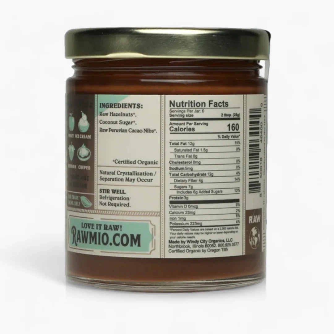 Rawmio Chocolate Hazelnut - 16 oz