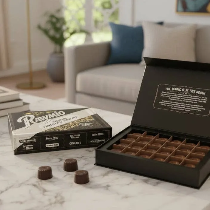 Rawmio Coconut Milk Chocolate Bonbons, 24 Bonbons