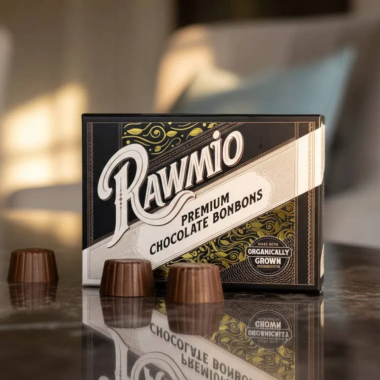 Rawmio Coconut Milk Chocolate Bonbons, 24 Bonbons