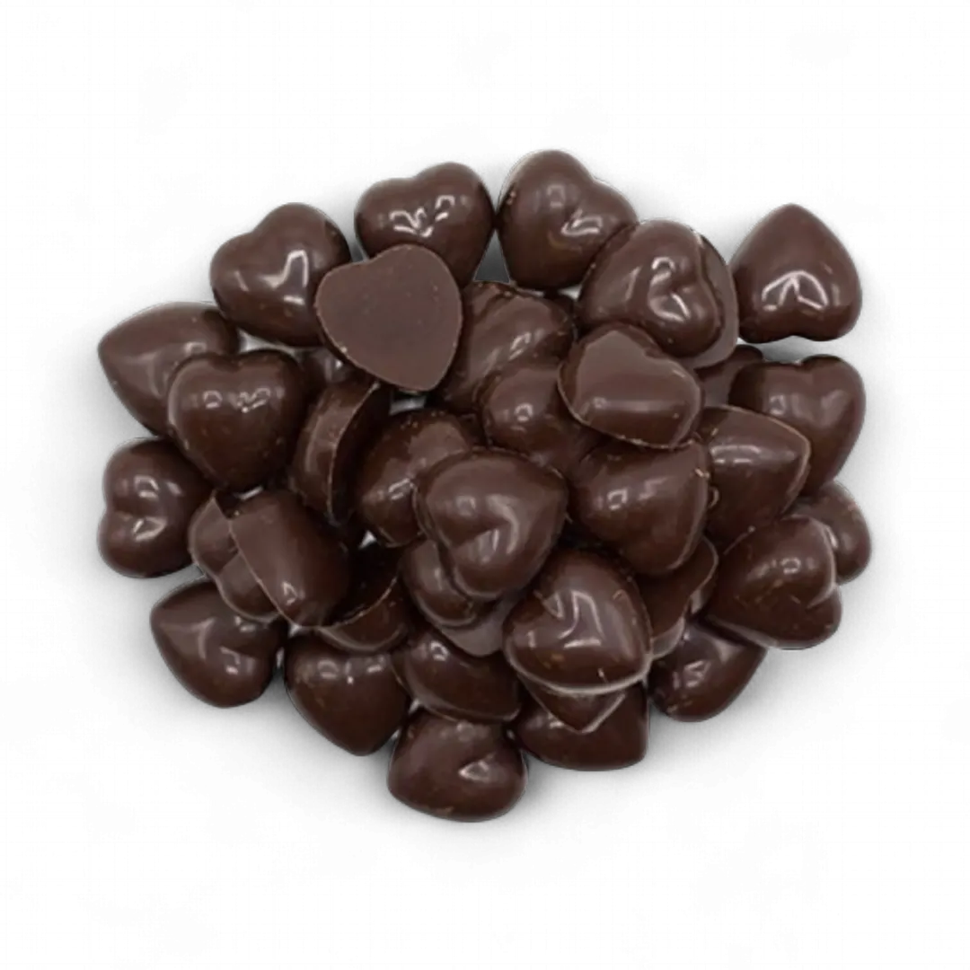 Rawmio Dark Chocolate Hearts - 100% Cacao