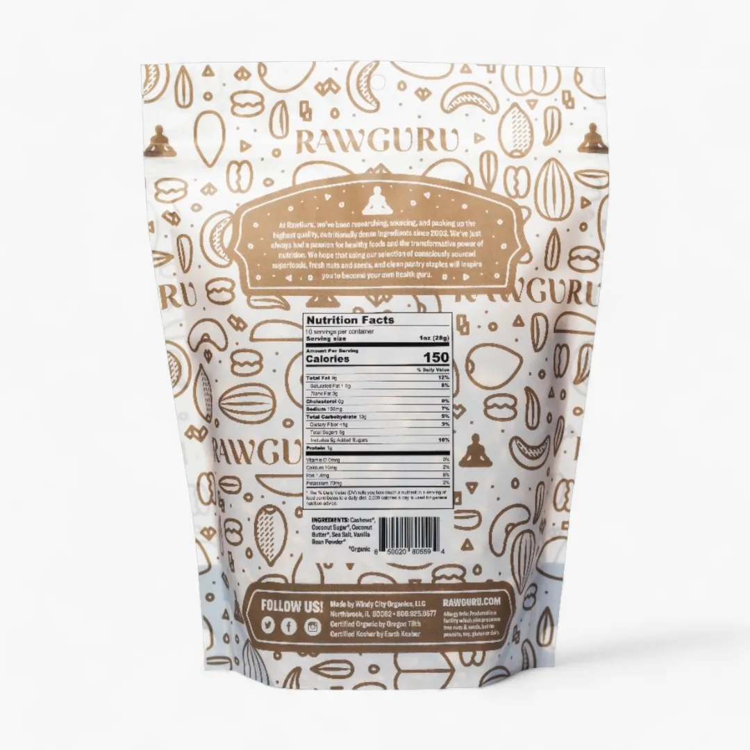 Organic Salted Caramel Cashews - 2oz