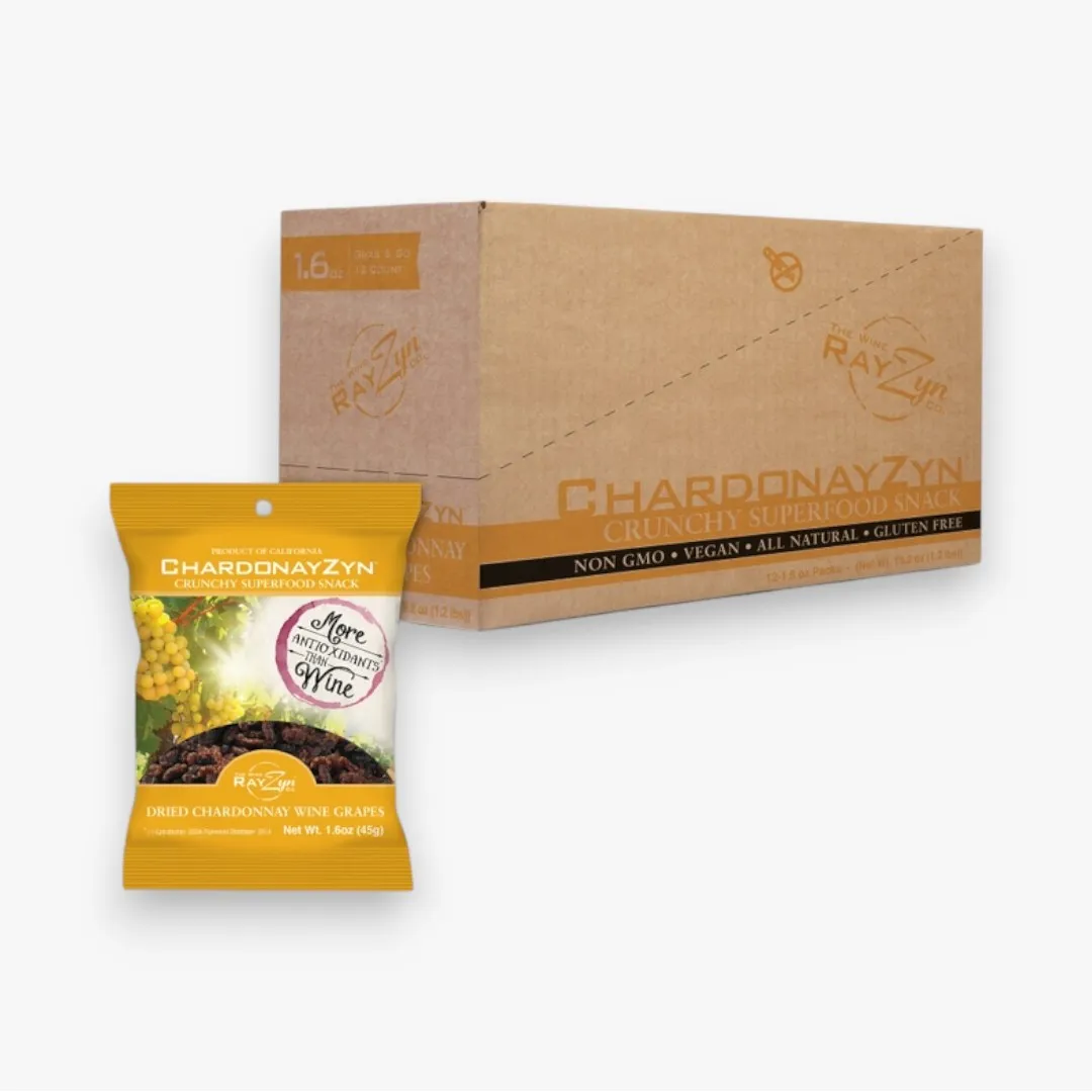 Chardonnay Wine Raisins® Heart Healthy Fruit Snack No alcohol