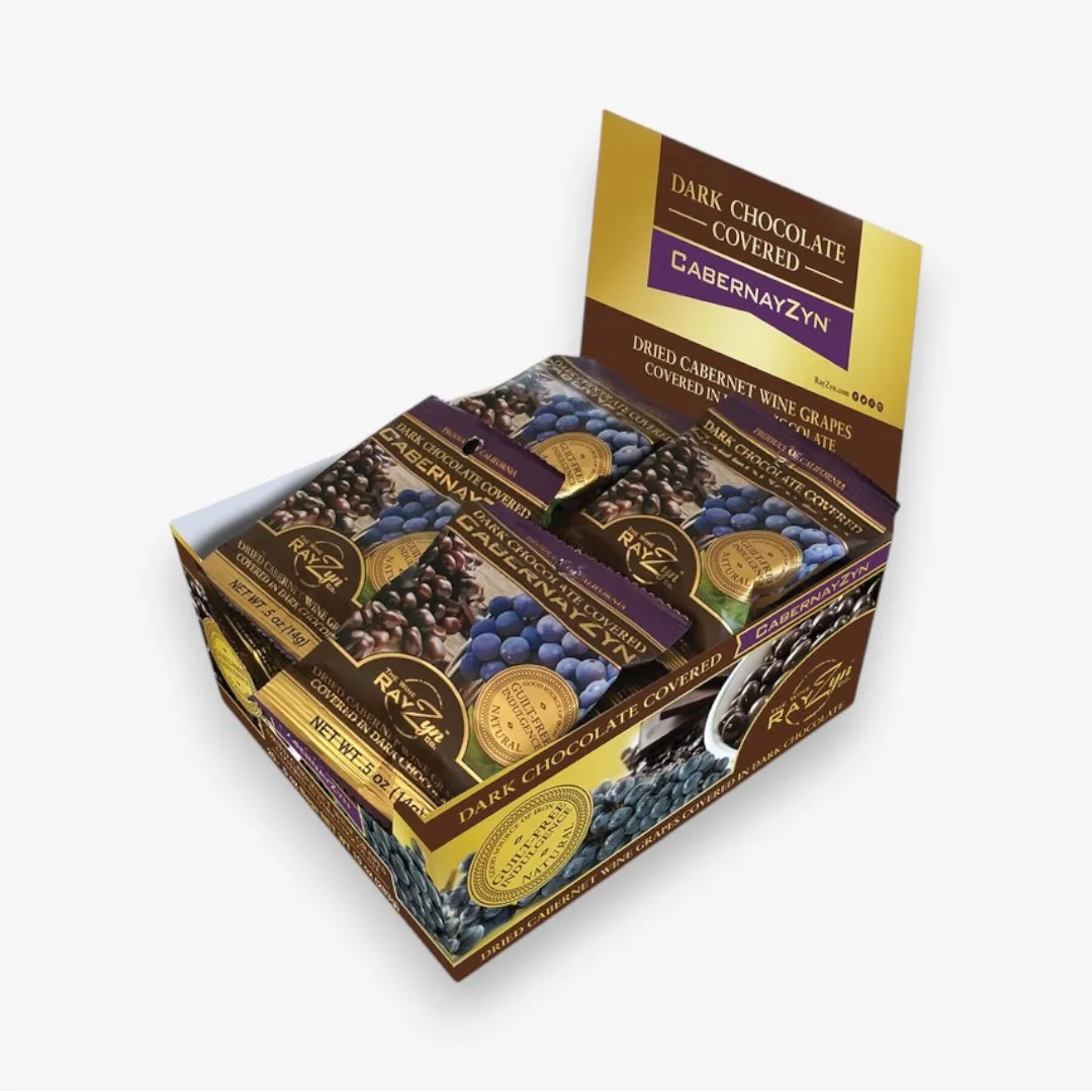 Premium & Gourmet Dark Chocolate Cabernet Wine Raisins®