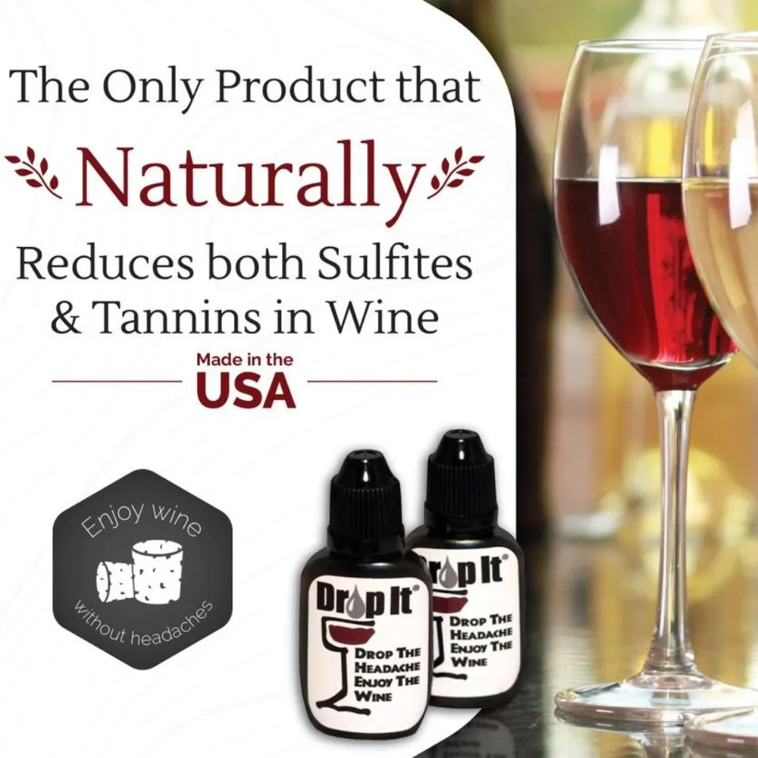 Drop It Wine Drops Hang Tab Display 12 Count