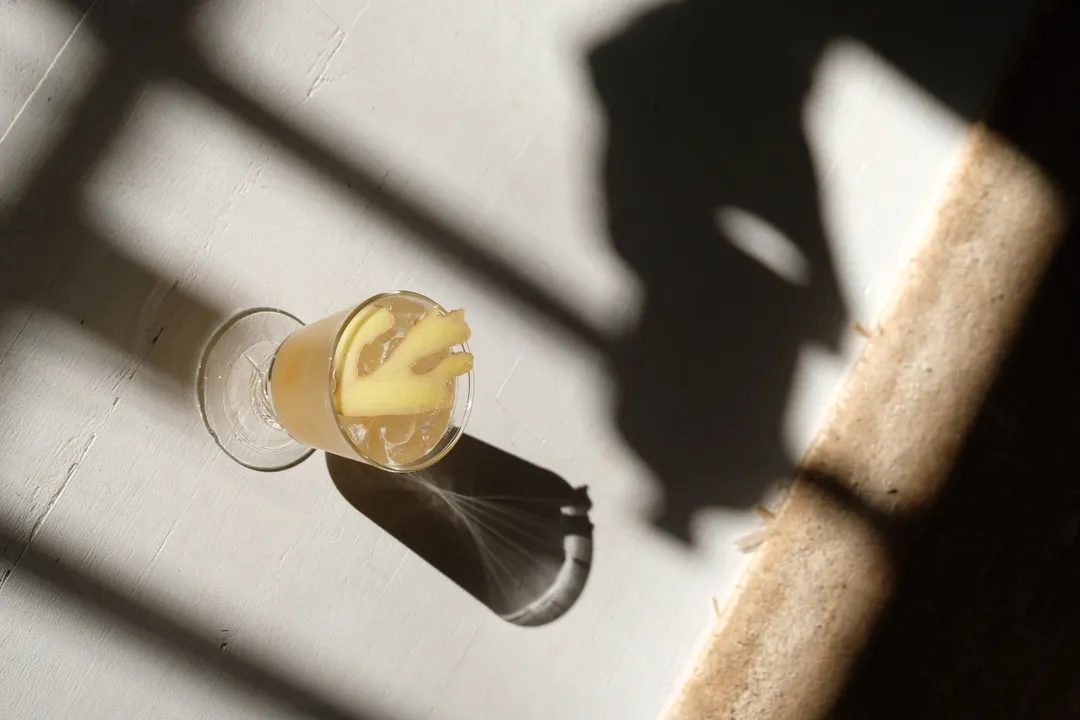 16oz Ginger Mule Cocktail/Mocktail (Fresh Ginger Root, Fresh Lime Juice, Aromatic Bitters)	