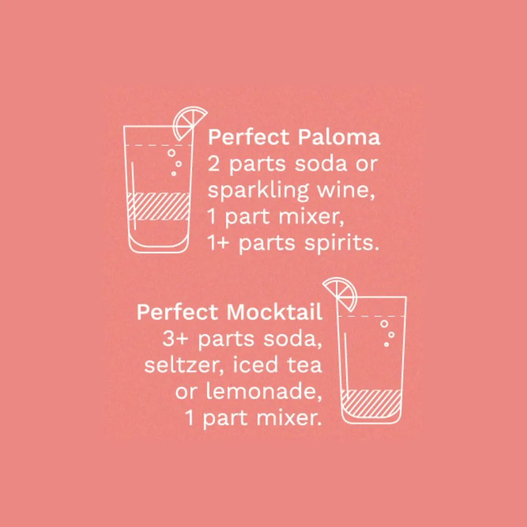 Paloma Mixer: Grapefruit & Lime, 16 fl oz