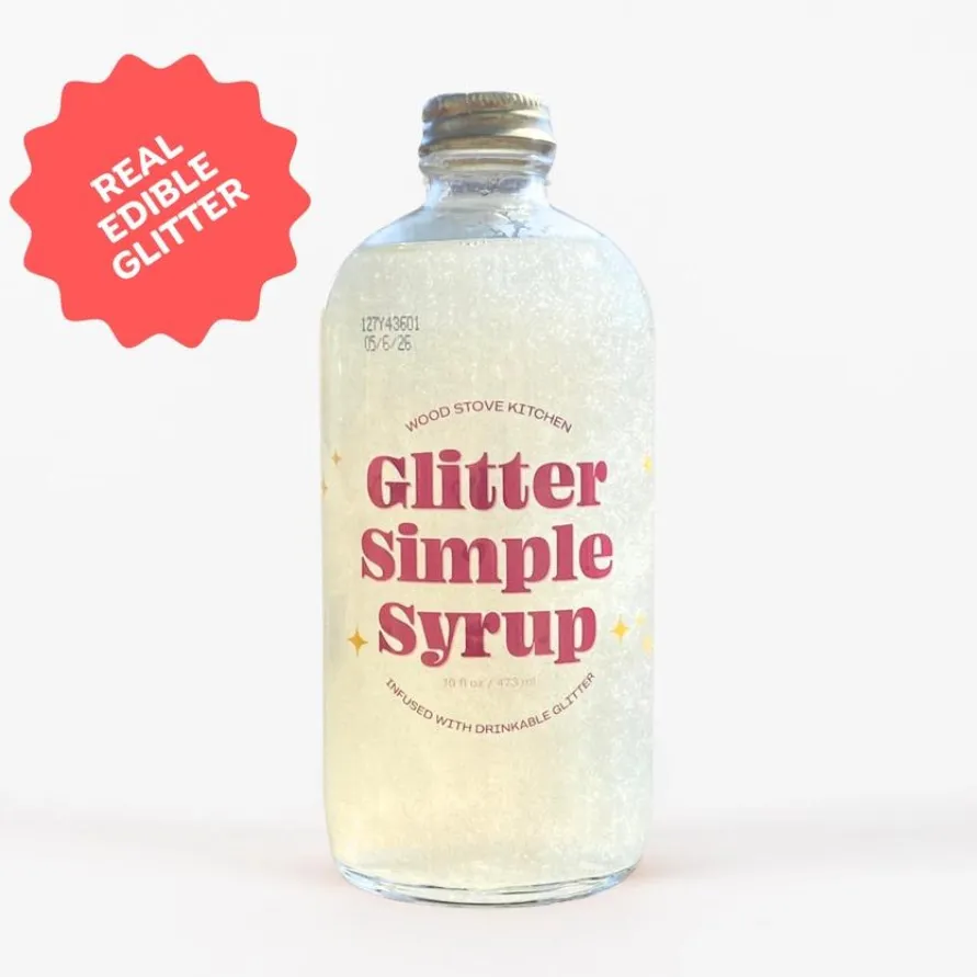 Glitter Simple Syrup, 16 fl oz