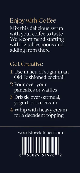 Maple & Brown Sugar Coffee & Cocktail Syrup, 16 fl oz