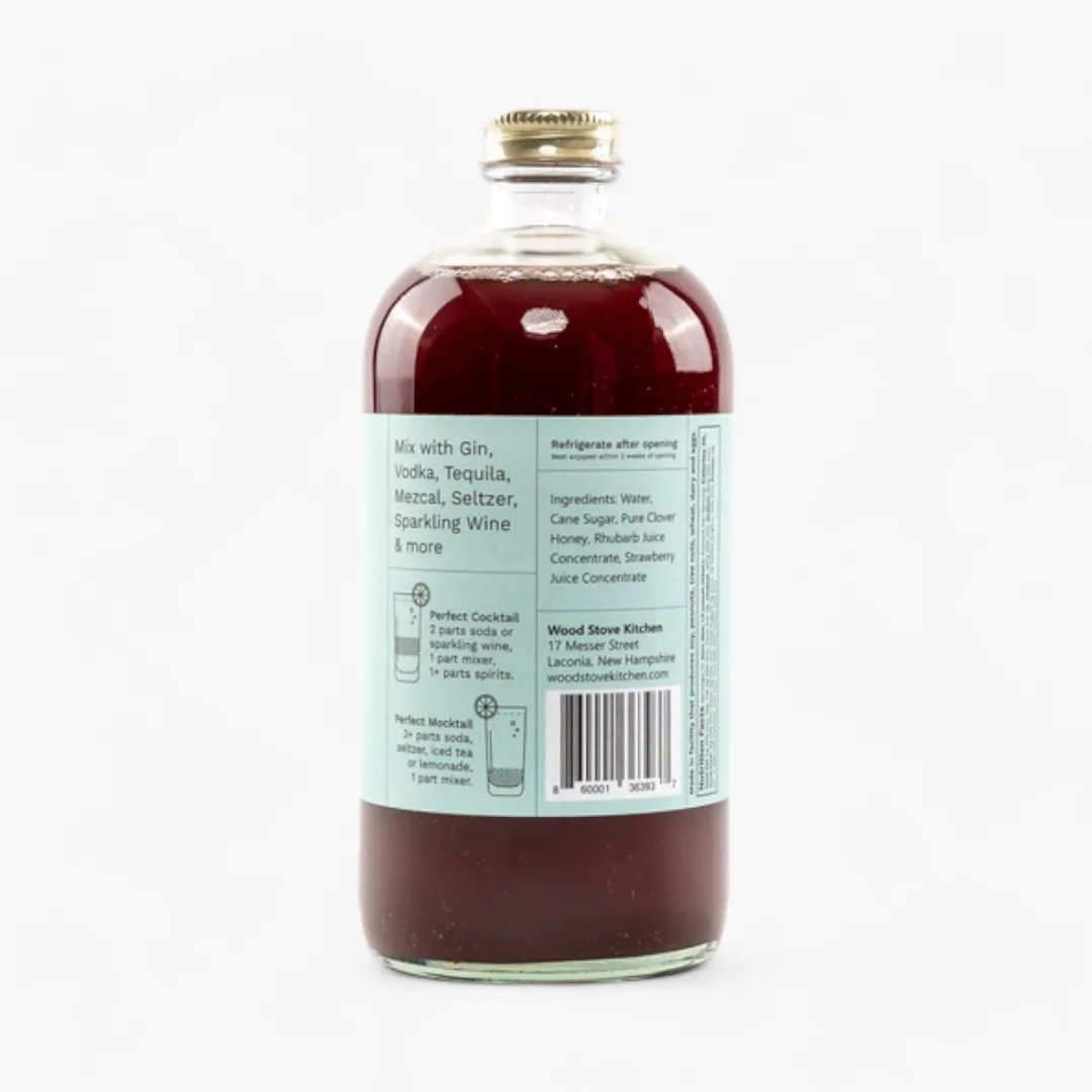 Strawberry-Rhubarb Mixer, 16 fl oz