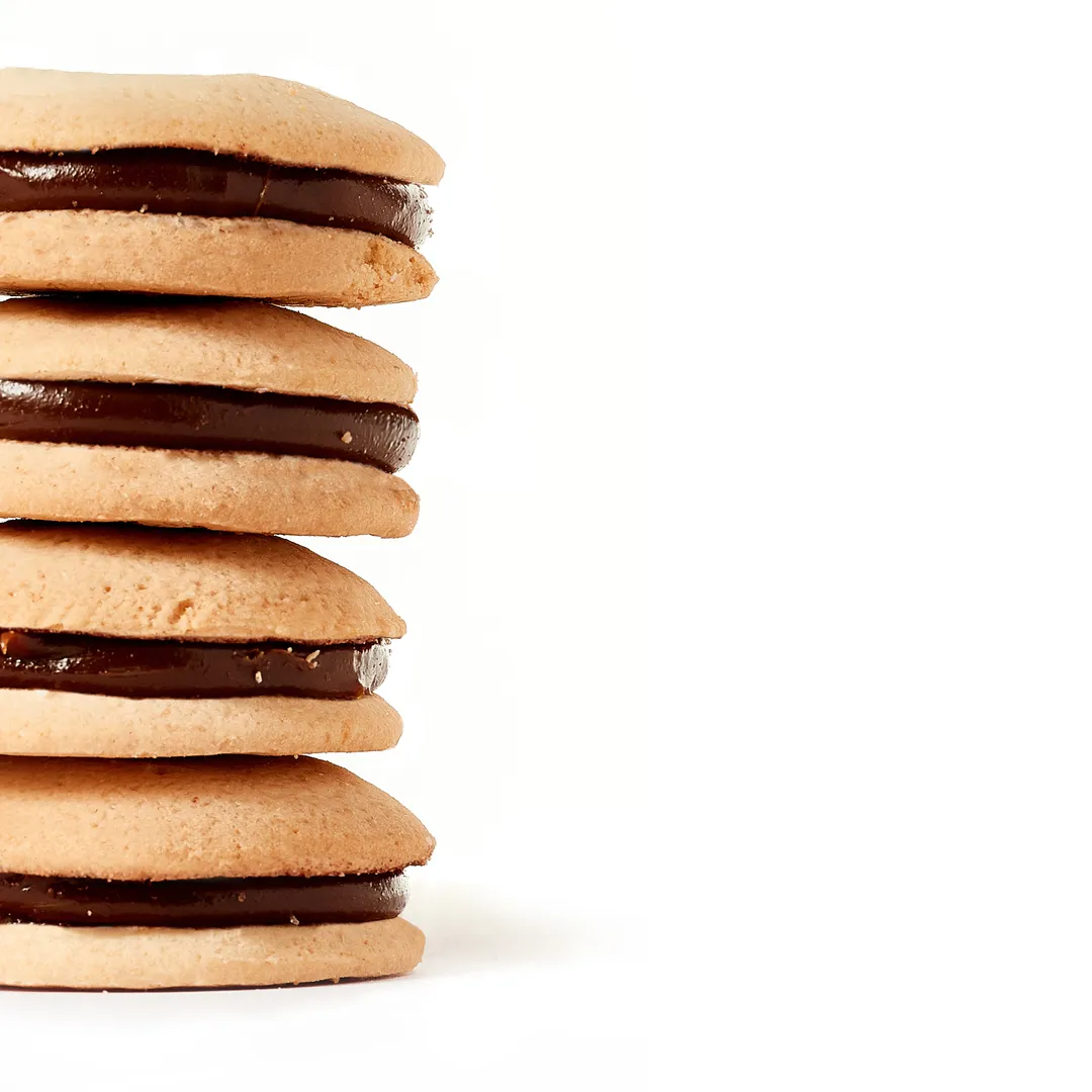 Traditional Alfajores Cookies (No Gluten) - Box of 8