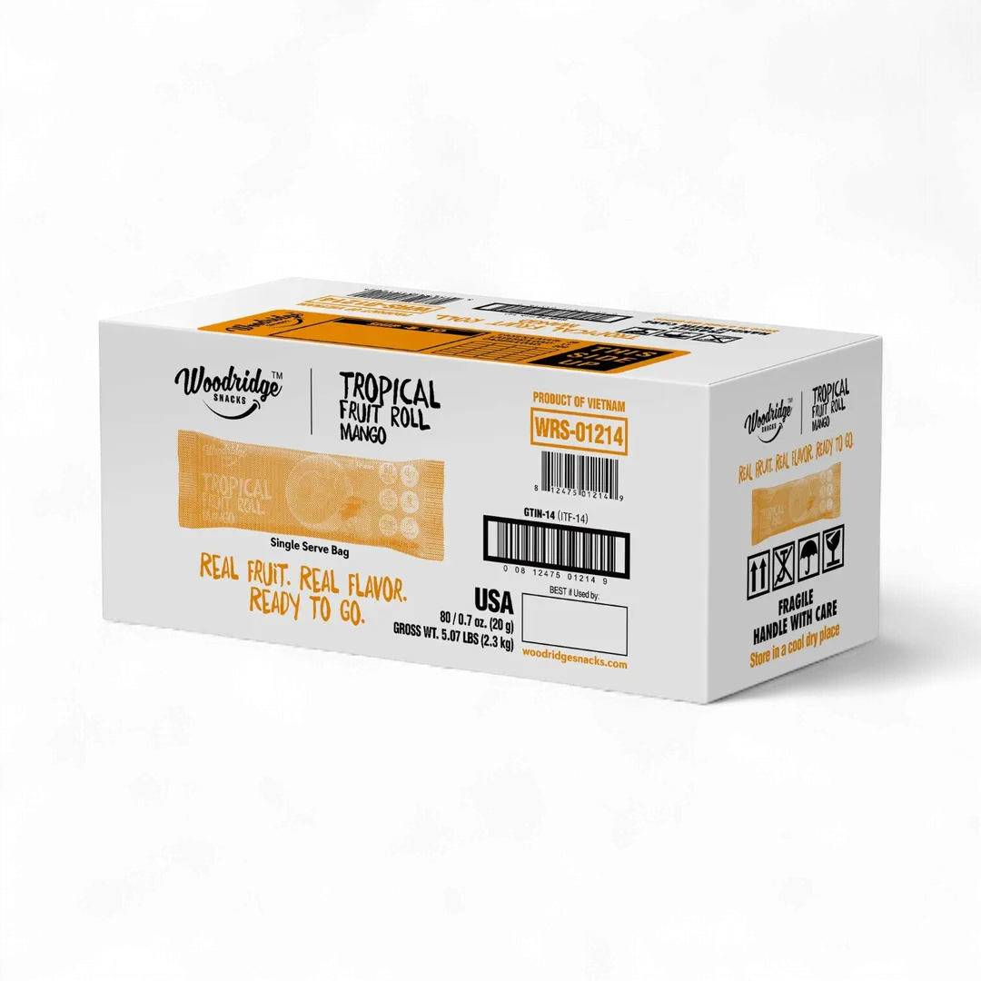 Tropical Fruit Rolls - Mango (Single Serve Packs)