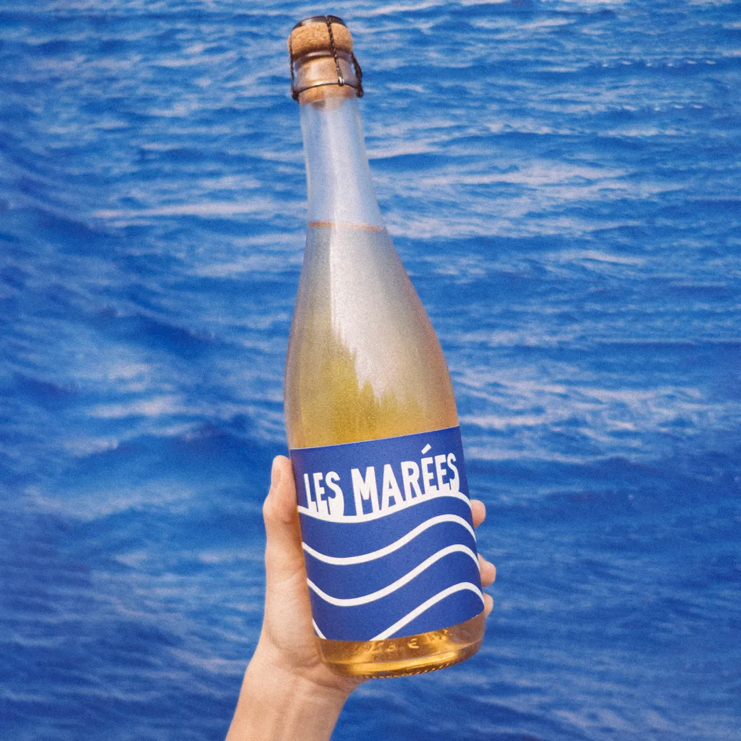 Les Marées Non-Alcoholic Sparkling Blanc de Blanc – Made in South of France (750ml)