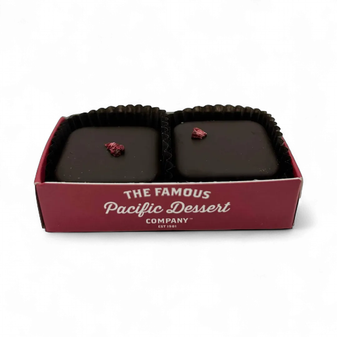 2-Piece Dark Chocolate Raspberry Meltaways 5 Caddy Bundle
