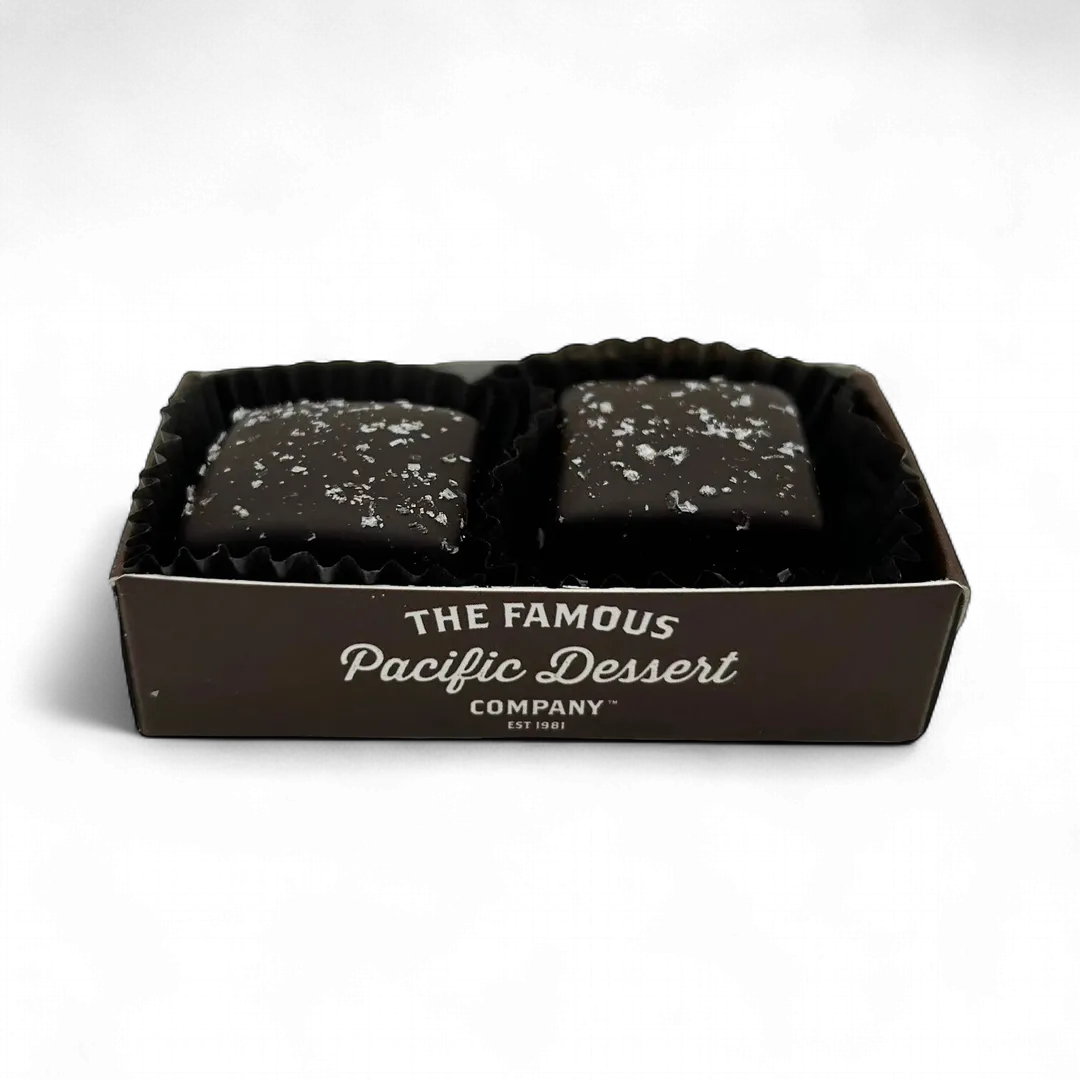 2-Piece Dark Chocolate Salted Caramels 5 Caddy Bundle