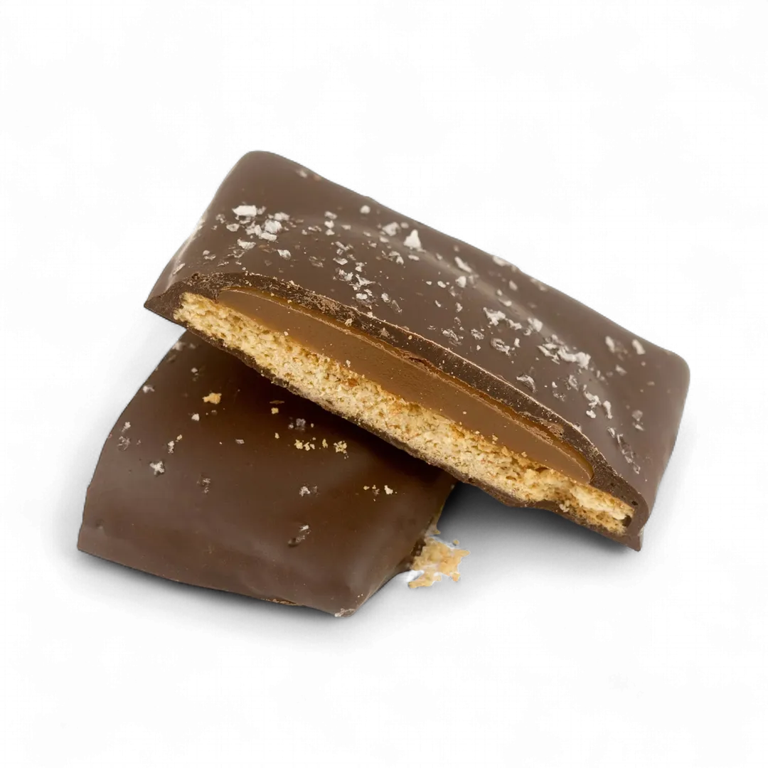 Dark Chocolate Caramel Graham Single Wrapped