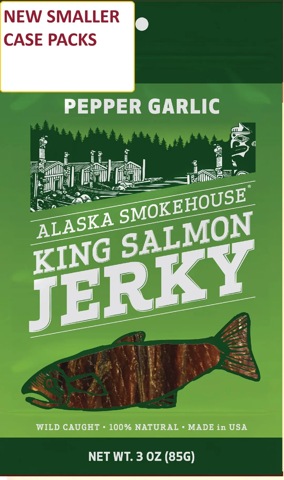 Pepper Garlic Salmon Jerky