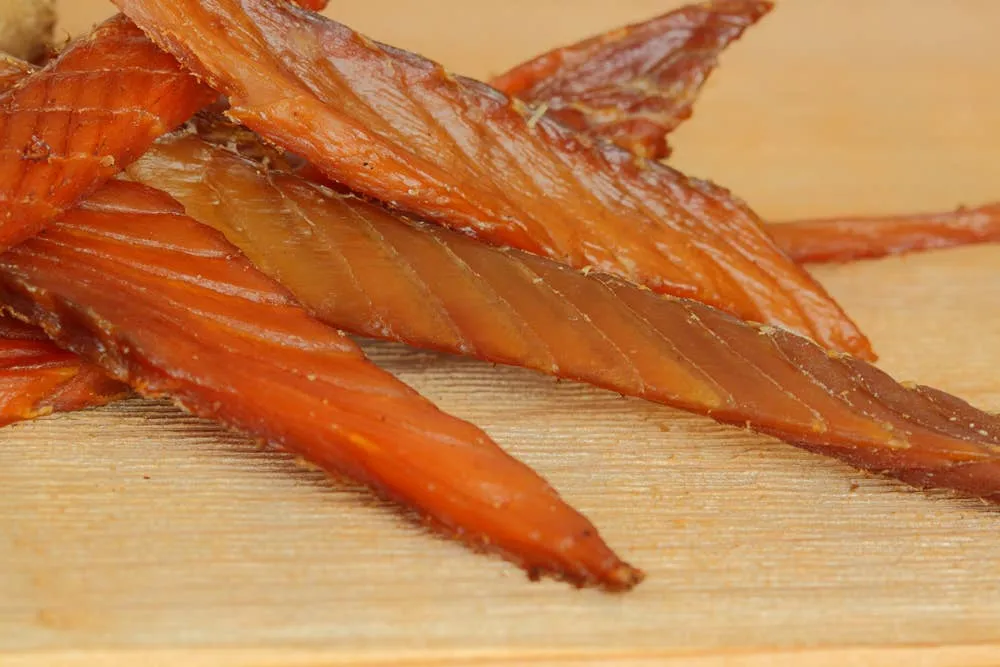 Teriyaki Salmon Jerky