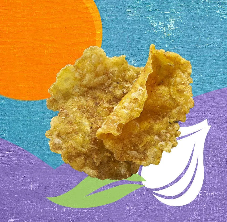 Roasted Garlic Plantain Crisps