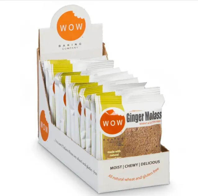 Gluten-Free Ginger Molasses Cookie Grocery Singles 2.75oz - 12