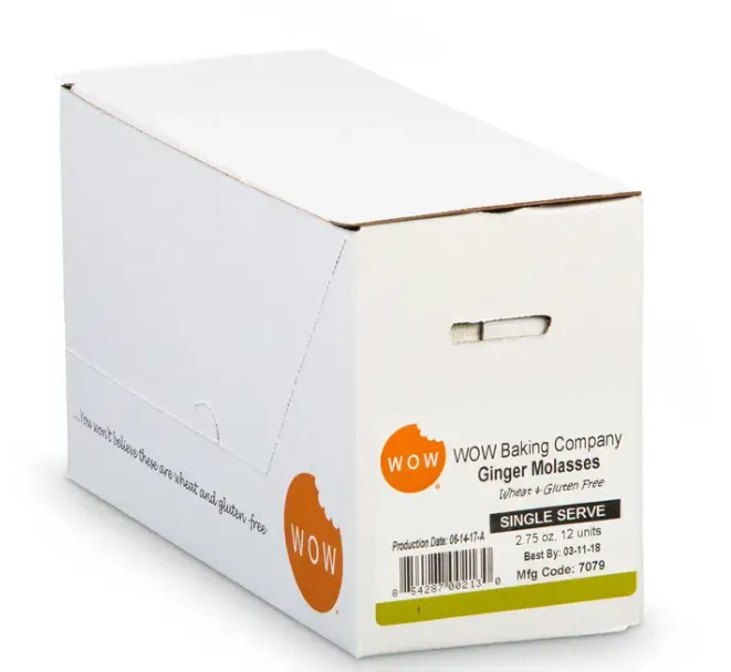 Gluten-Free Ginger Molasses Cookie Grocery Singles 2.75oz - 12