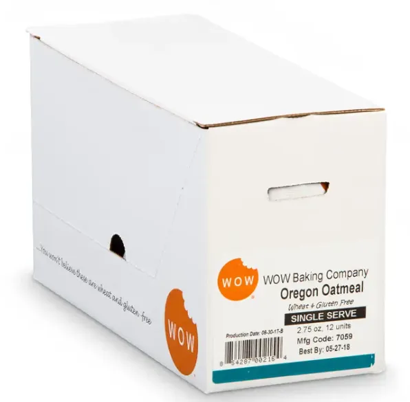 Gluten-Free Oregon Oatmeal Cookie Grocery Singles 2.75oz - 12