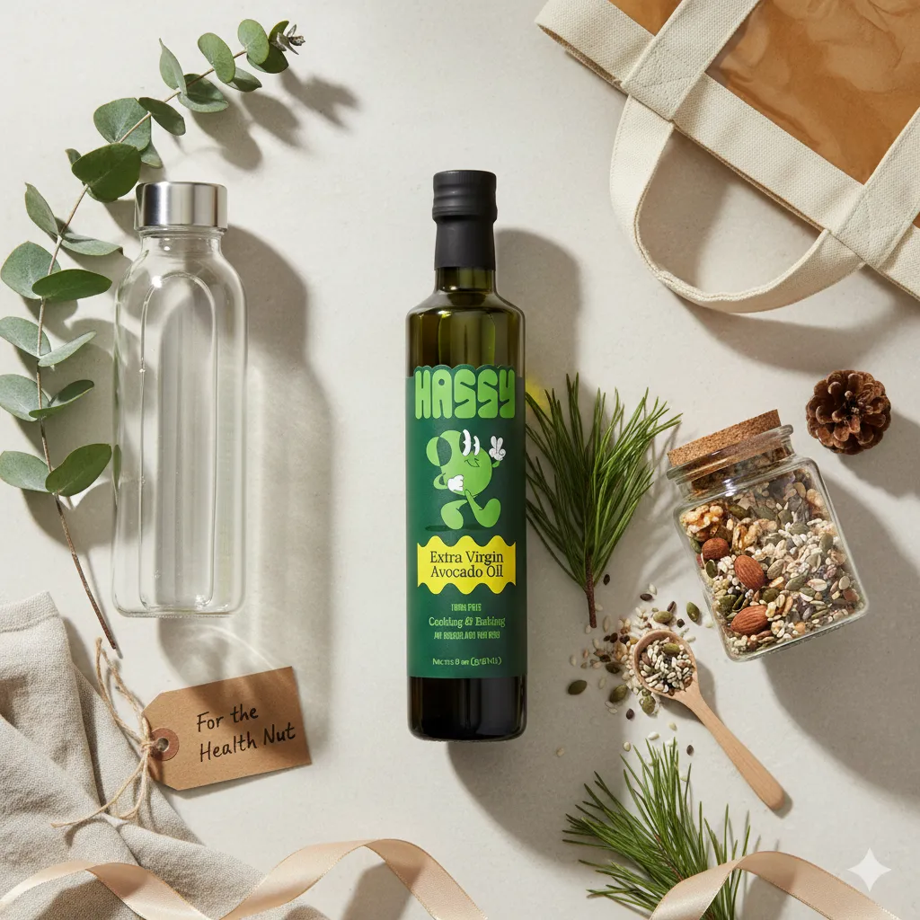 HASSY Extra Virgin Avocado Oil Perfect for Salads, Drizzles & Finishing Touches