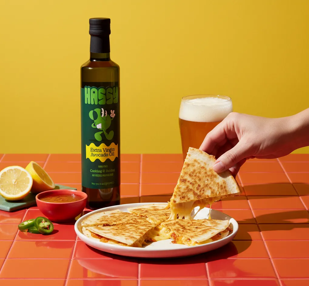 HASSY Extra Virgin Avocado Oil Perfect for Salads, Drizzles & Finishing Touches