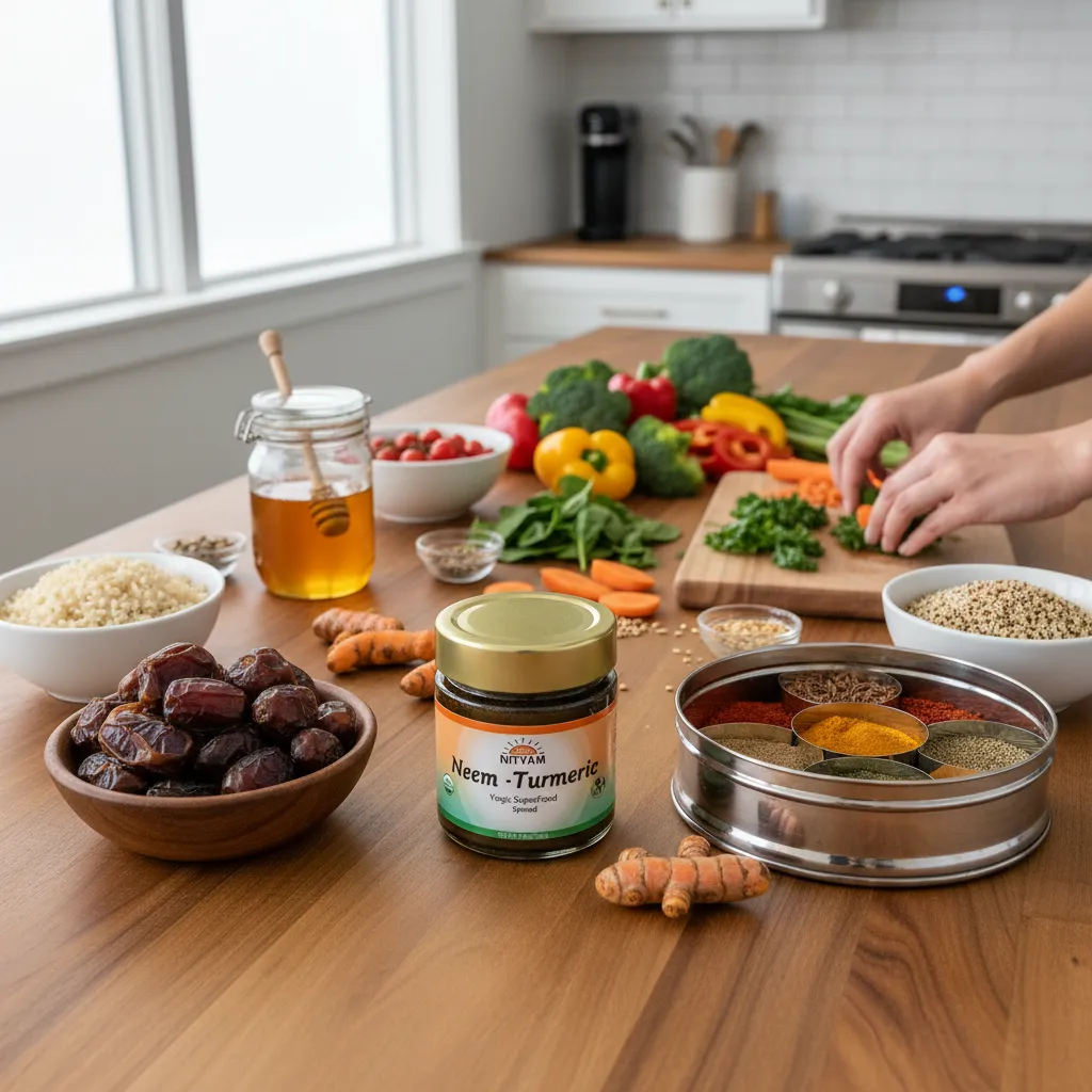Neem-Turmeric - Balanced Digestion & Inflammation Herbal Spread, Organic