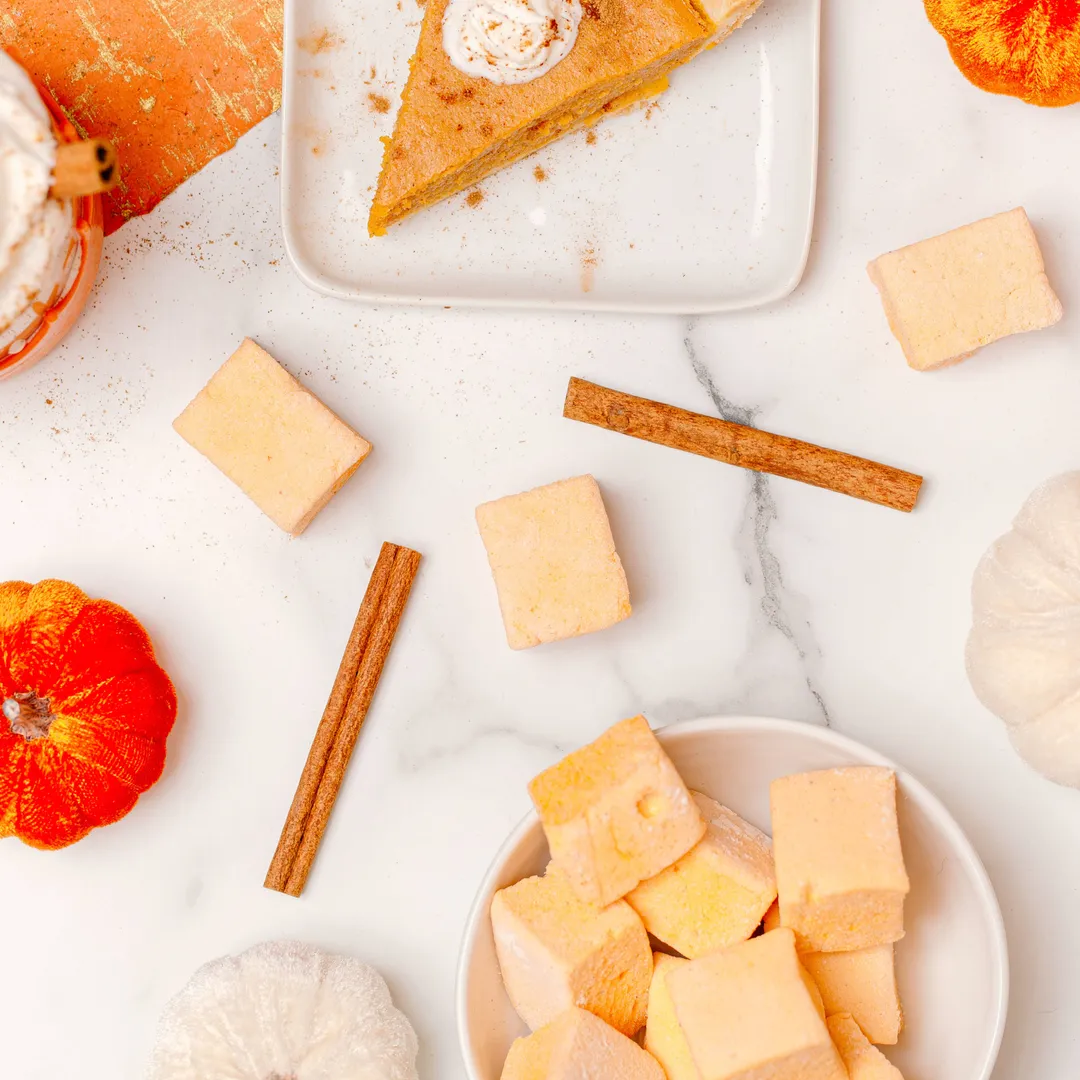 Pumpkin Spice Marshmallows / Gluten Free / Dairy & Nut Free 