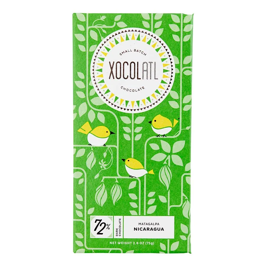 Matagalpa Nicaragua 72%  Single Origin Dark Chocolate