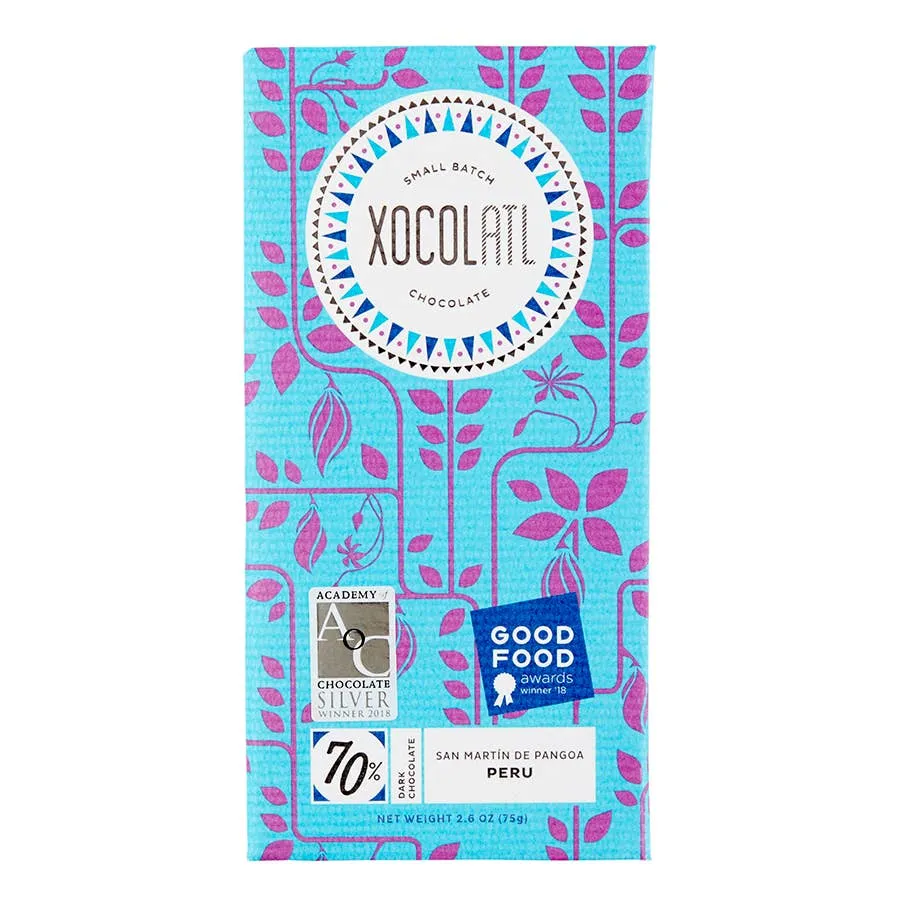 San Martin de Pangoa Peru 70% Single Origin Dark Chocolate