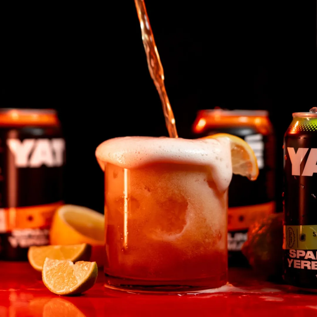 Yate Original Golden Sparkling Yerba Mate 12oz (12 pack)