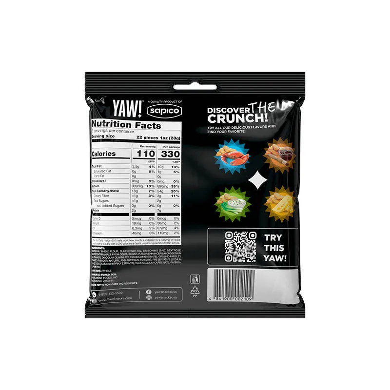 YAW! Tomato and Herb Baked Baguette Bites Snack 3oz