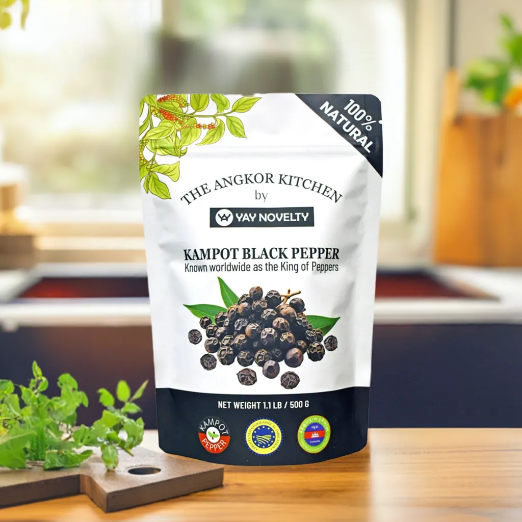 Kampot Black Pepper, The King of Peppers, Organically Grown