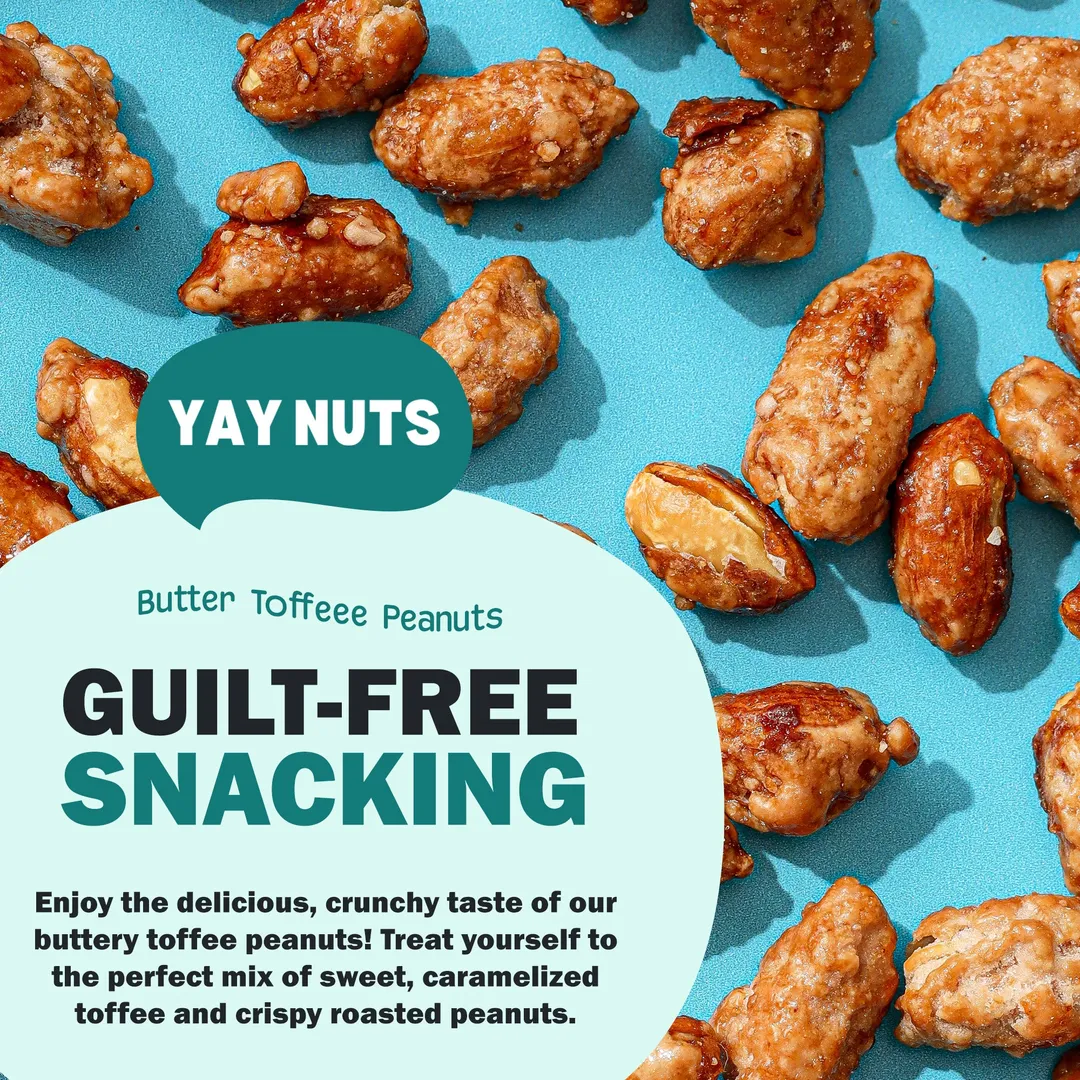 Yay Nuts Sampler Pack — All 4 Butter Toffee Flavors