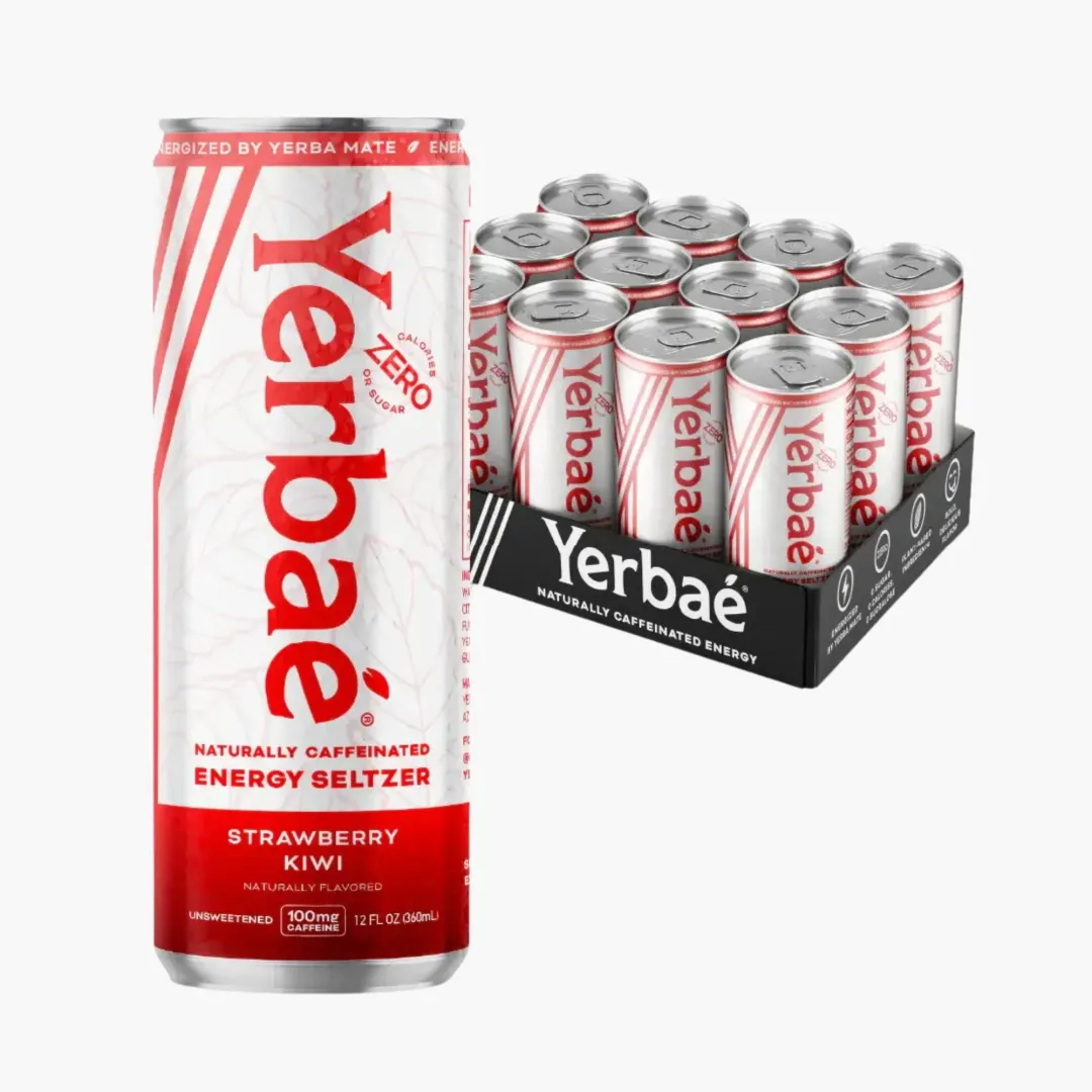 12oz Strawberry Kiwi Sparkling Water Energy Drink