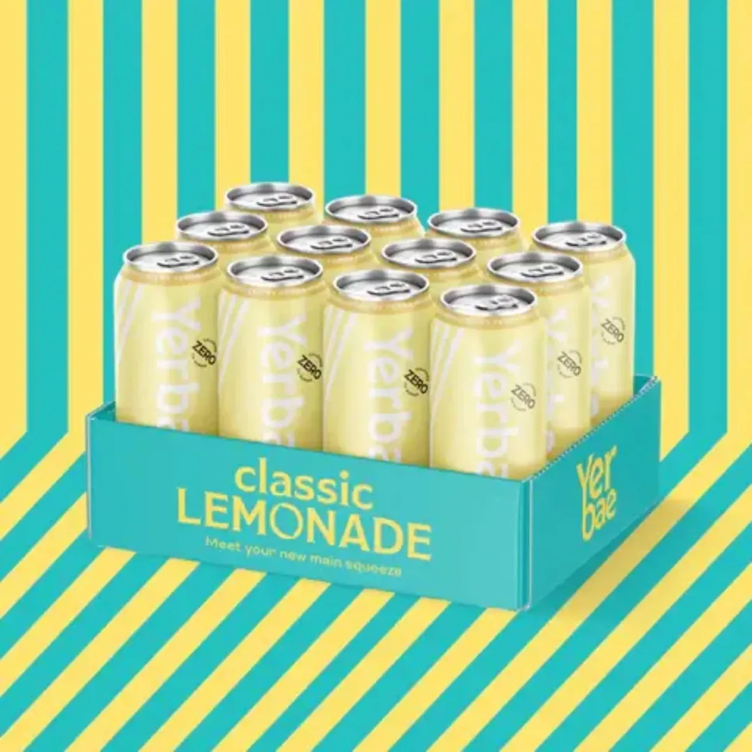 New 16oz Classic Lemonade Sparkling Water Energy Drink
