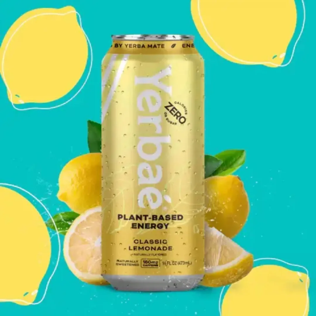 New 16oz Classic Lemonade Sparkling Water Energy Drink