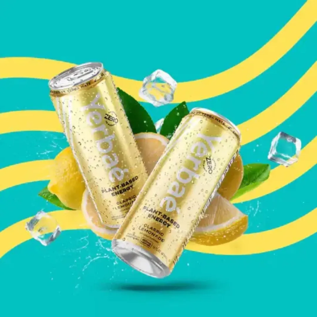 New 16oz Classic Lemonade Sparkling Water Energy Drink