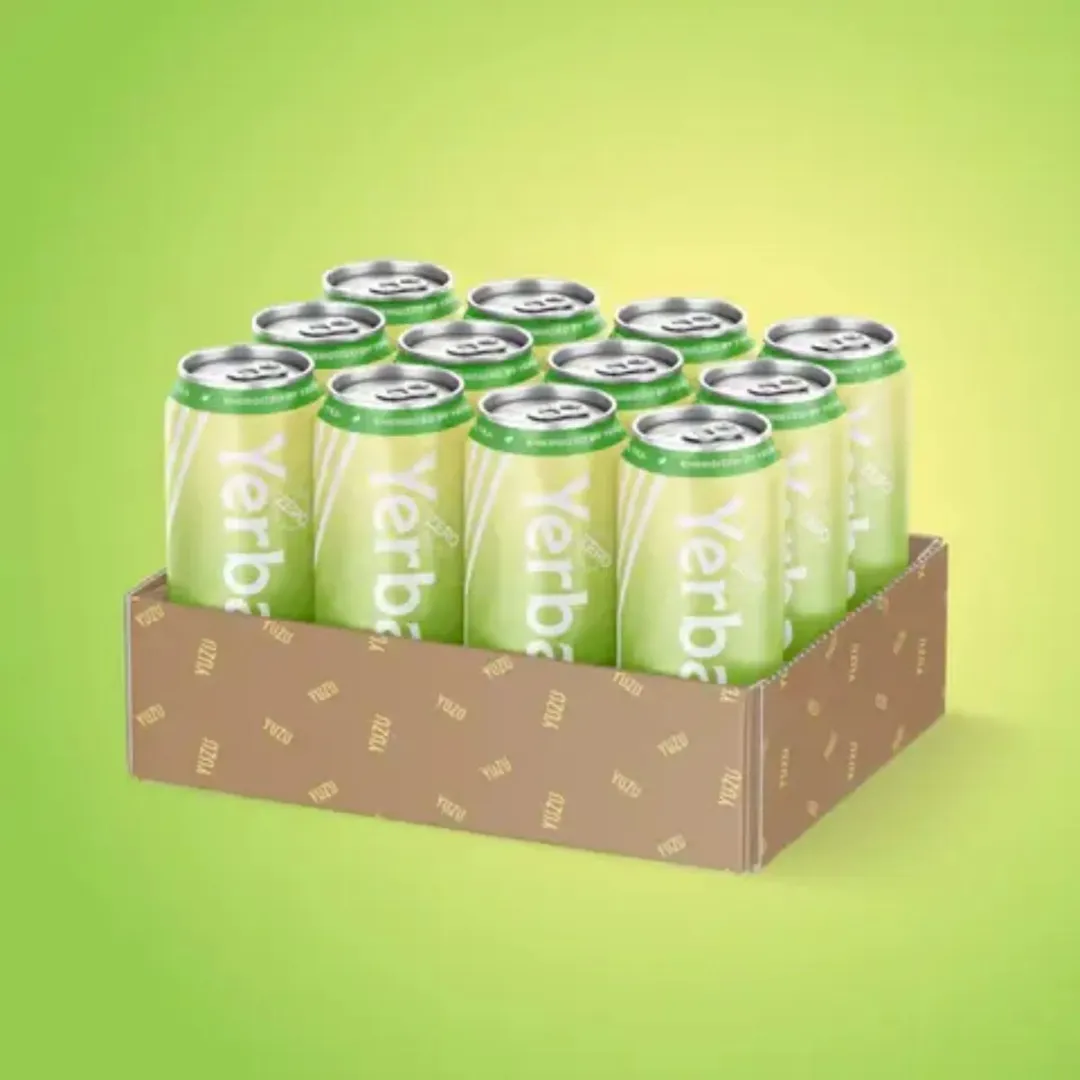 New 16oz Yuzu Lime Sparkling Water Energy Drink