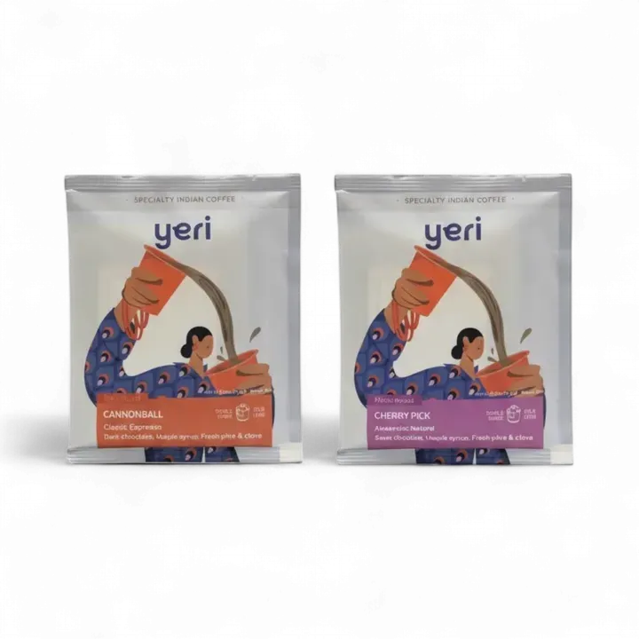 Single Serve Pour Over 6-Pack — South Indian Specialty Coffee | No Equipment Needed
