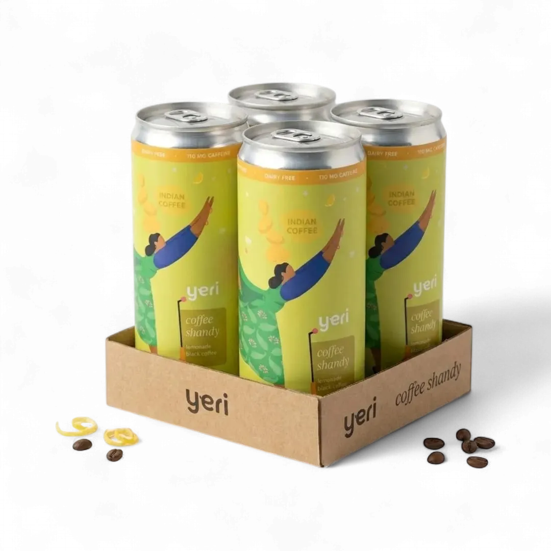 Coffee Shandy RTD — Specialty Coffee + Real Lemonade | 5 Natural Ingredients | 110mg Caffeine