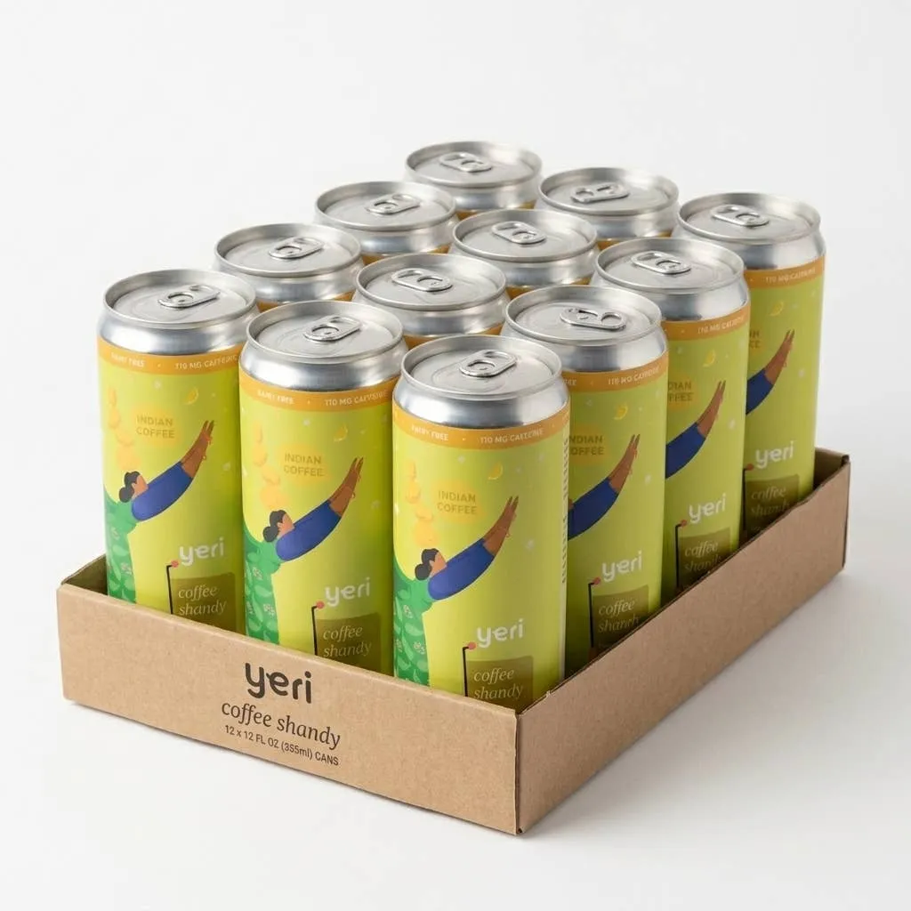 Coffee Shandy RTD — Specialty Coffee + Real Lemonade | 5 Natural Ingredients | 110mg Caffeine