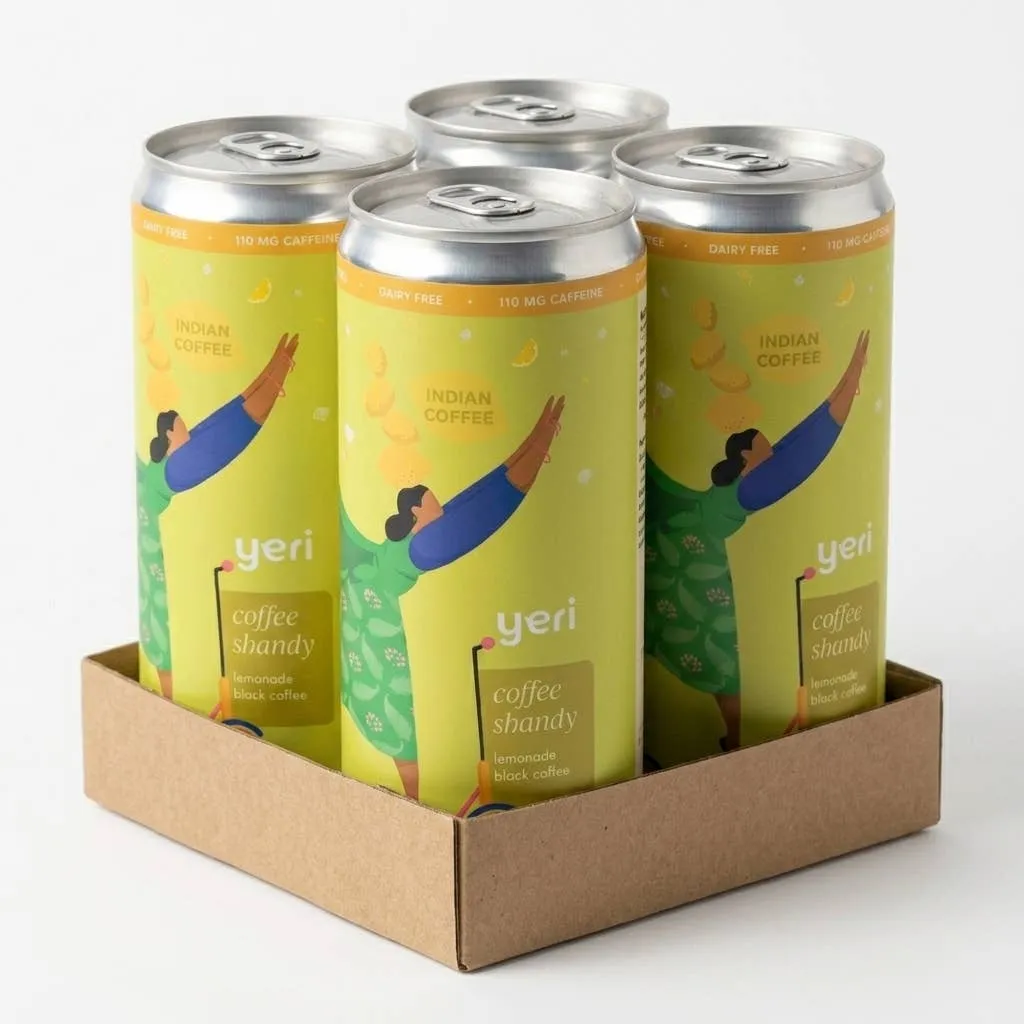 Coffee Shandy RTD — Specialty Coffee + Real Lemonade | 5 Natural Ingredients | 110mg Caffeine