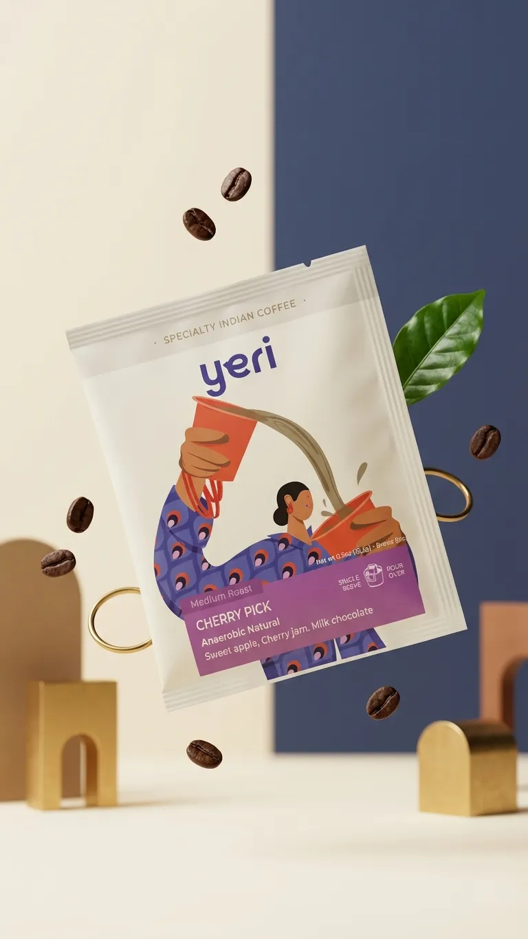 Single Serve Pour Over 6-Pack — South Indian Specialty Coffee | No Equipment Needed