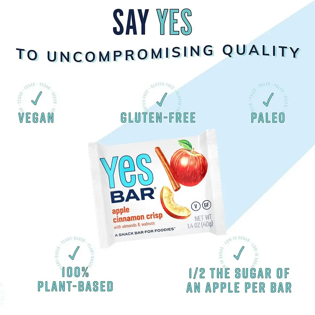 Apple Cinnamon Crisp - Low Sugar Snack Bar
