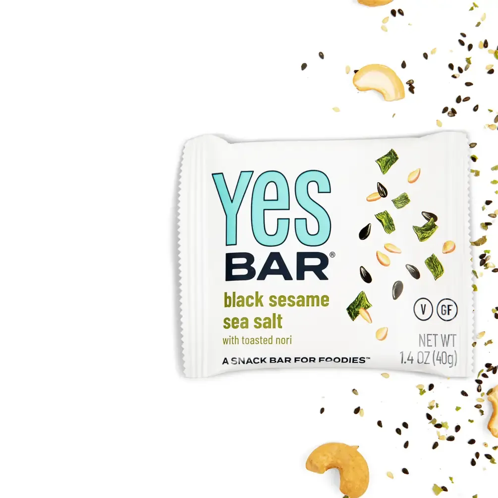Black Sesame Sea Salt - Low Sugar Snack Bar